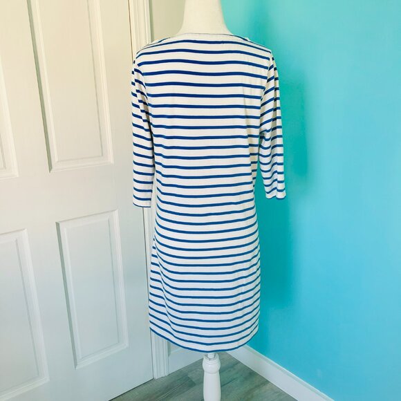 Boden Boat Neck Nautical T Shirt Dress (size 8) - Picture 4 of 11